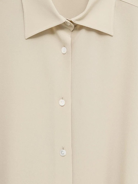 The Row button round hem top - Neutrals - zdjęcie produktu nr 2