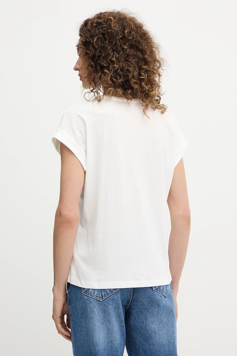 Morgan t-shirt damski kolor biały DSUMO - zdjęcie produktu nr 2