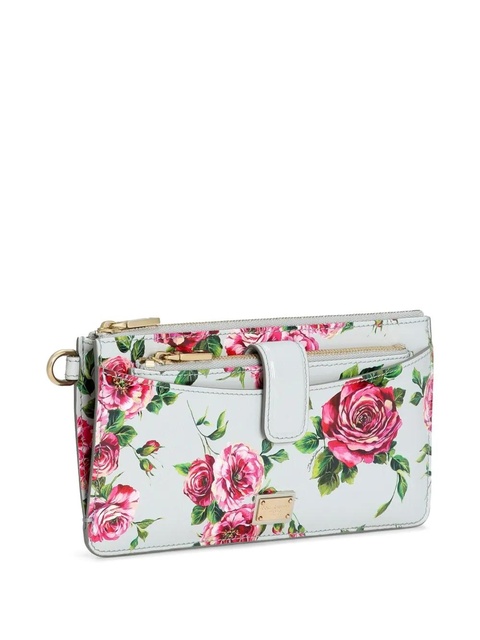 Dolce & Gabbana floral-print wallet - Blue - zdjęcie produktu nr 1