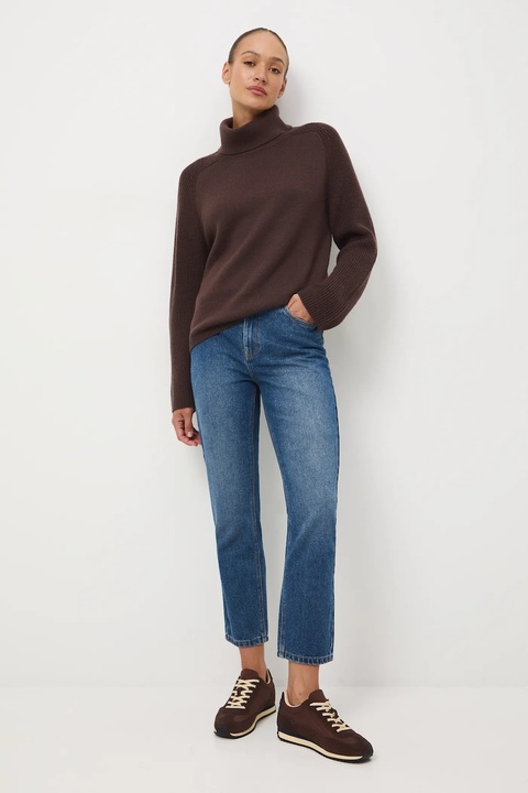 Medicine jeansy bawełniane damskie kolor niebieski - zdjęcie produktu nr 2