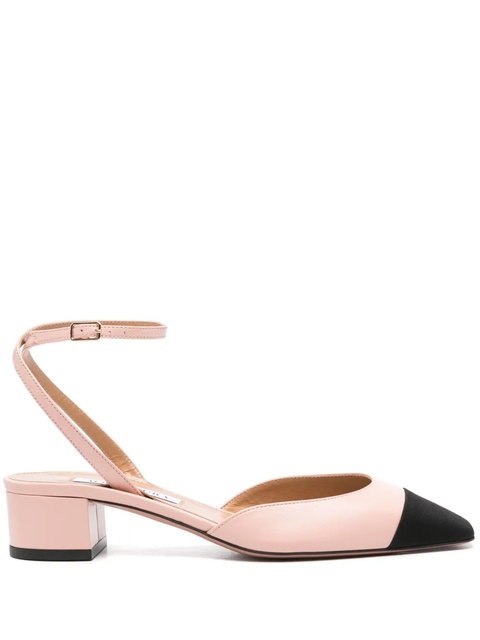 Aquazzura 35mm French Flirt leather pumps - Pink - zdjęcie produktu nr 1