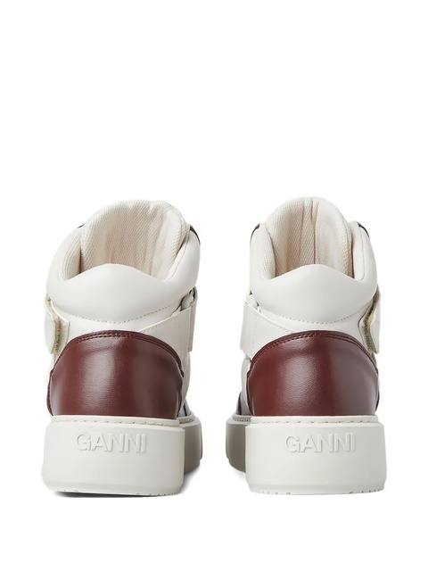 GANNI Sporty Cupsole High-Top sneakers - White - zdjęcie produktu nr 2