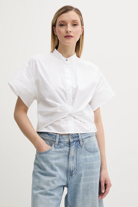 Rag & Bone koszula bawełniana damska kolor biały regular z kołnierzykiem klasycznym WAW25PA0107610 - zdjęcie produktu nr 1