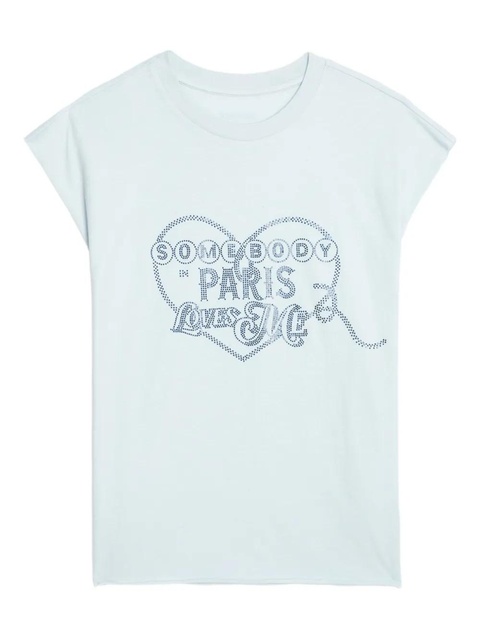 Zadig&Voltaire Cloe T-shirt - Blue - zdjęcie produktu nr 1