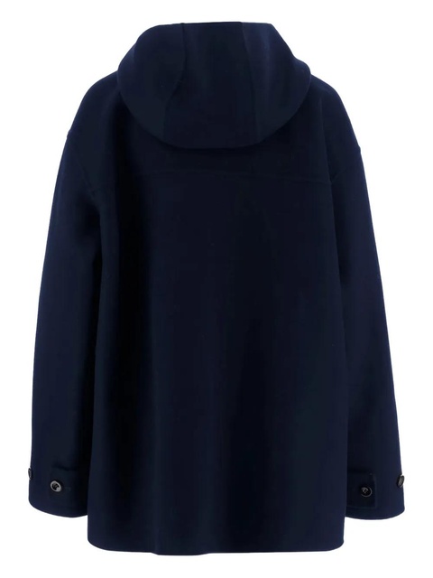 Jil Sander hooded wool jacket - Black - zdjęcie produktu nr 2