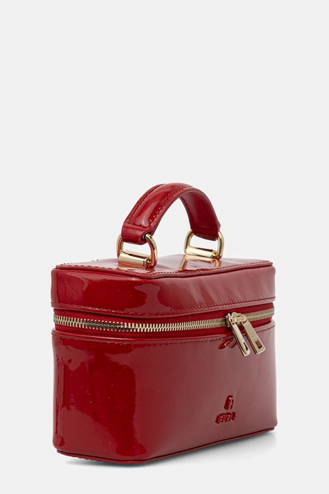 Furla torebka skórzana kolor czerwony WE00780.BX0246.RT000 - zdjęcie produktu nr 2