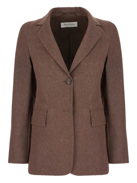 Max Mara cotton blazer - Brown - zdjęcie produktu nr 1