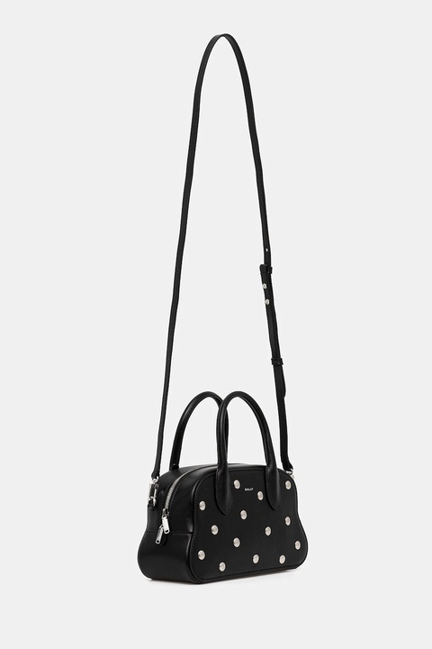 Bally torebka skórzana kolor czarny WAS02L - zdjęcie produktu nr 2