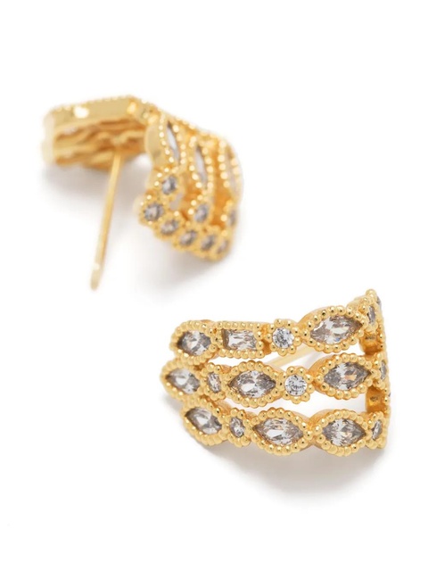 Maje rhinestone-embellished earrings - Gold - zdjęcie produktu nr 2