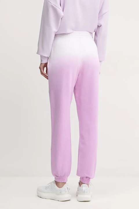 adidas spodnie dresowe bawełniane ALL SZN Dip Dye kolor fioletowy wzorzyste JJ4586 - zdjęcie produktu nr 2