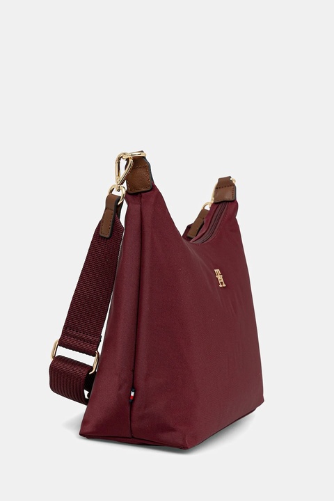 Tommy Hilfiger torebka kolor bordowy AW0AW17937 - zdjęcie produktu nr 2