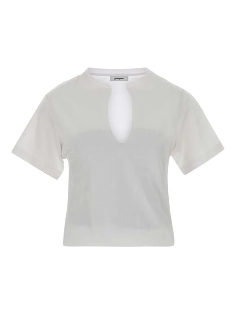 Gimaguas Alina keyhole T-shirt - White - zdjęcie produktu nr 1