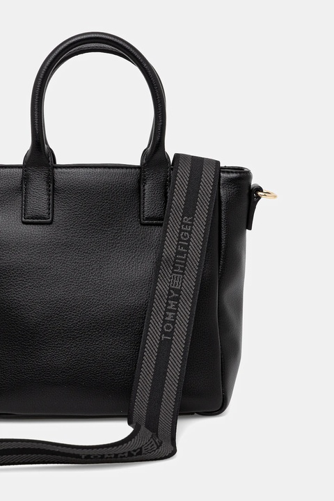 Tommy Hilfiger torebka kolor czarny AW0AW17861 - zdjęcie produktu nr 2