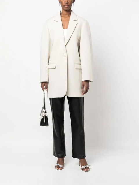ISABEL MARANT Jilinka single-breasted coat - Neutrals - zdjęcie produktu nr 2