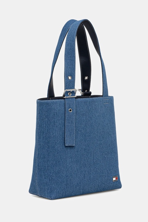 Tommy Jeans torebka jeansowa kolor niebieski AW0AW18197 - zdjęcie produktu nr 2