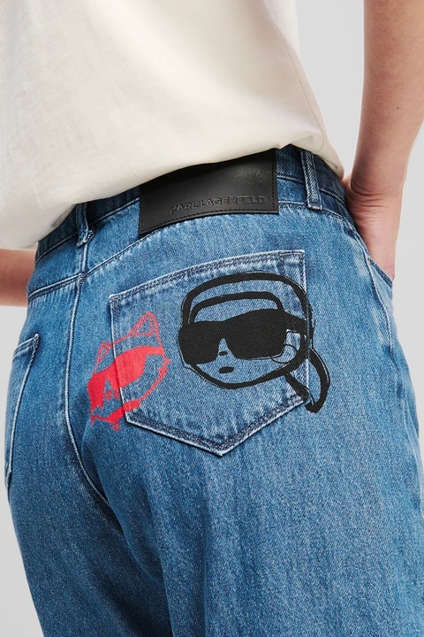 Karl Lagerfeld jeansy damskie kolor niebieski A2W10152 - zdjęcie produktu nr 2