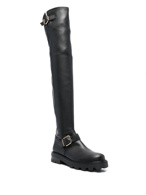 Jimmy Choo Biker ll knee-high boots - Black - zdjęcie produktu nr 1