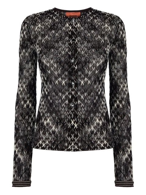 Missoni patterned cardigan - Brown - zdjęcie produktu nr 1