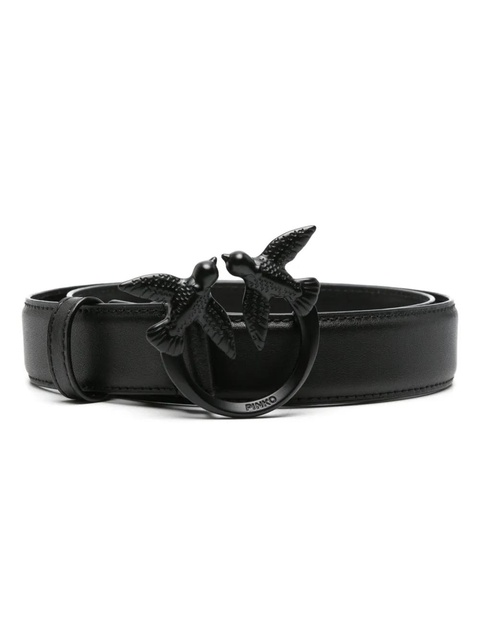 PINKO Love Berry leather belt - Black - zdjęcie produktu nr 1
