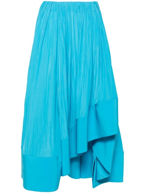 Lanvin asymmetric charmeuse maxi skirt - Blue - zdjęcie produktu nr 1