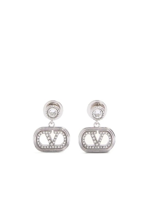 Valentino Garavani VLogo Signature earrings - Silver - zdjęcie produktu nr 1