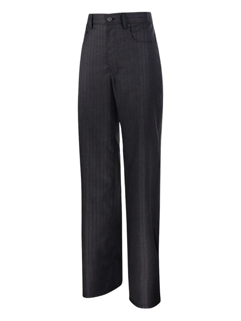 Balenciaga pinstripe trousers - Grey - zdjęcie produktu nr 2