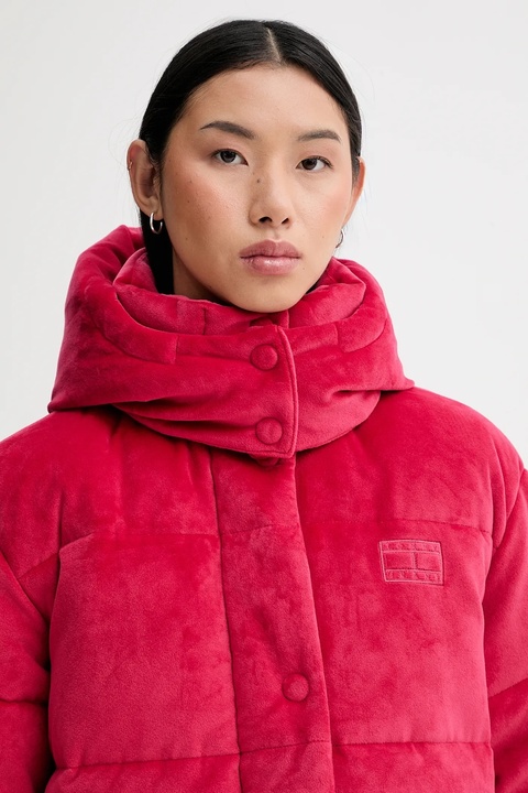 Tommy Jeans kurtka kolor różowy zimowa DW0DW21668 - zdjęcie produktu nr 2