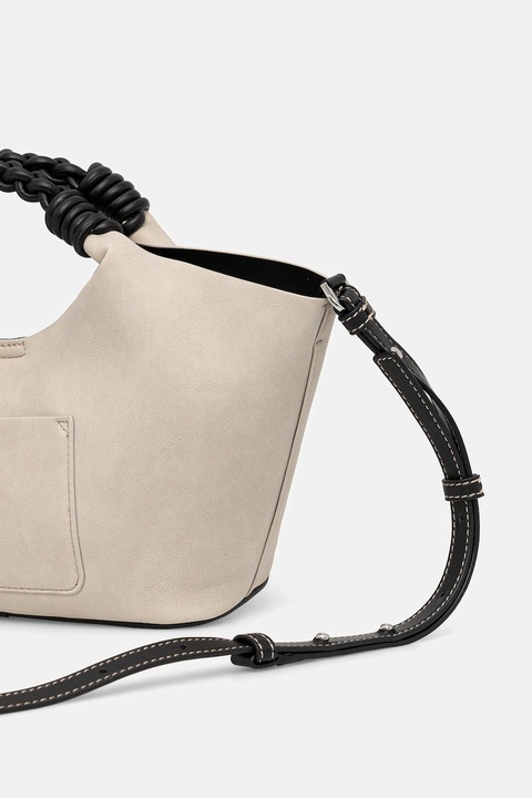 Dkny torebka PAULA kolor beżowy R53AMM60 - zdjęcie produktu nr 2