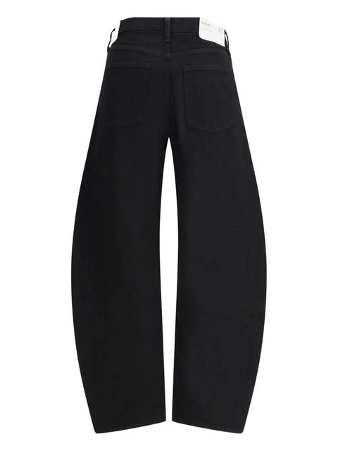 AGOLDE Luna logo-patch jeans - Black - zdjęcie produktu nr 2