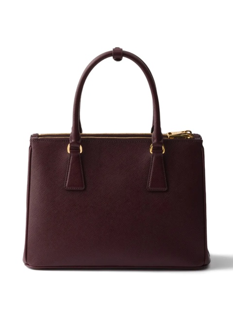 Prada medium Galleria Saffiano-leather tote bag - Red - zdjęcie produktu nr 1