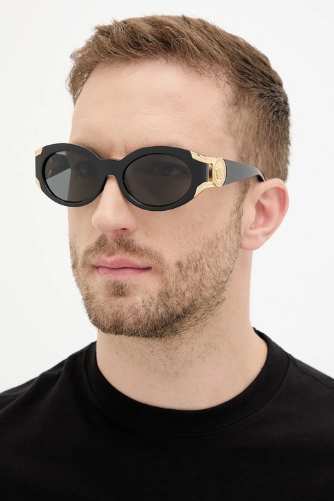 Versace okulary przeciwsłoneczne damskie kolor czarny 0VE4503U - zdjęcie produktu nr 1