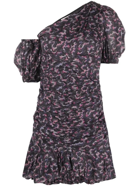 MARANT ÉTOILE Lecia asymmetric mini dress - Blue - zdjęcie produktu nr 1
