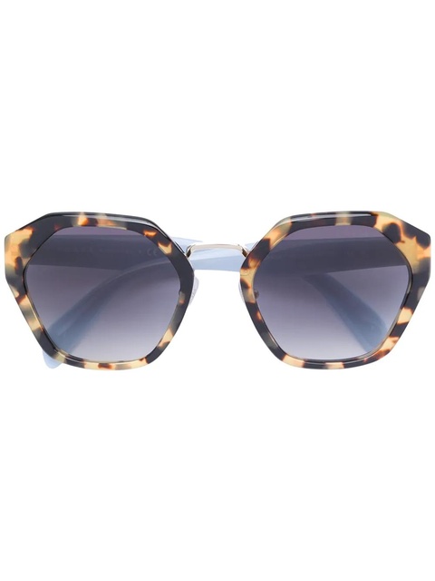 Prada Eyewear tortoise-effect sunglasses - Brown - zdjęcie produktu nr 1