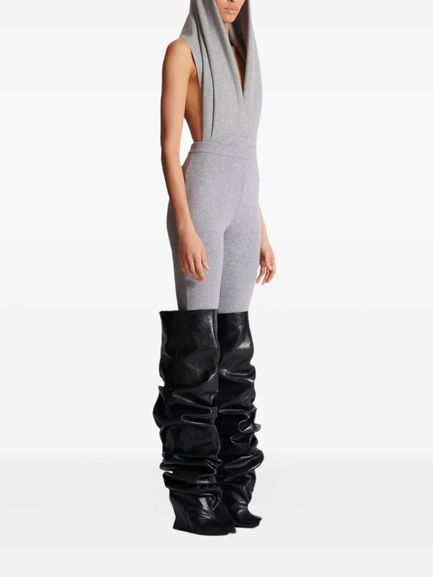 Balmain knit leggings - Grey - zdjęcie produktu nr 2