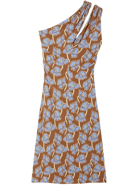 Versace Poppies midi dress - Brown - zdjęcie produktu nr 1