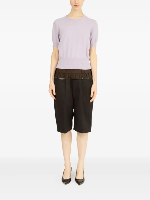 Maison Margiela virgin wool top - Purple - zdjęcie produktu nr 2