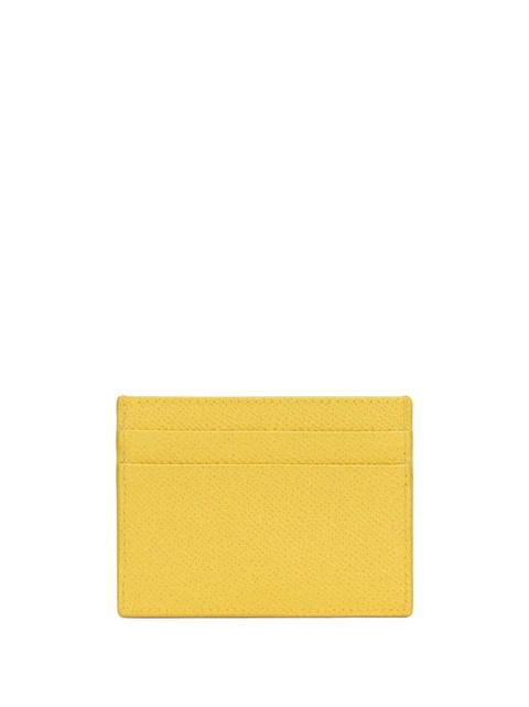 Dolce & Gabbana Dauphine logo-plaque cardholder - Yellow - zdjęcie produktu nr 1