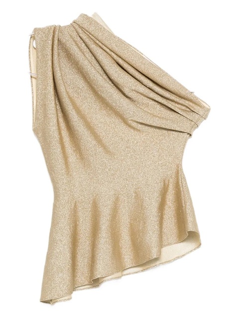 KHAITE Aimee draped blouse - Yellow - zdjęcie produktu nr 2