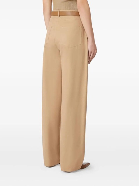 Max Mara belted cotton trousers - Neutrals - zdjęcie produktu nr 1
