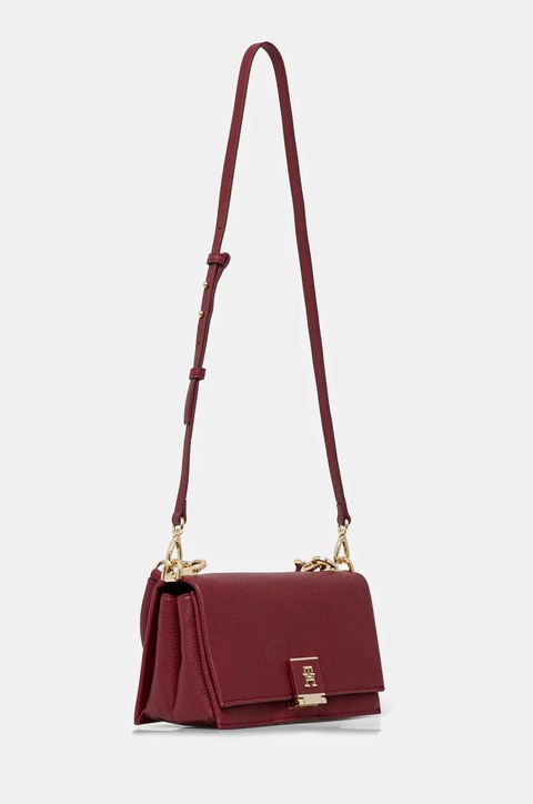 Tommy Hilfiger torebka kolor bordowy AW0AW17216 - zdjęcie produktu nr 2
