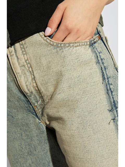 MM6 Maison Margiela low-rise wide-leg jeans - Blue - zdjęcie produktu nr 2