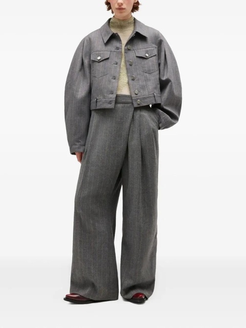 GANNI pinstripe jacket - Grey - zdjęcie produktu nr 1