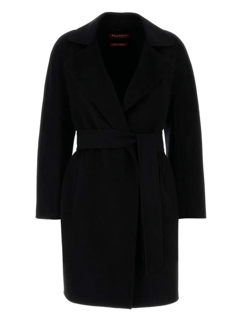 Max Mara belted wool coat - Black - zdjęcie produktu nr 1