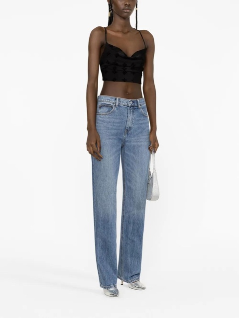 Alexander Wang mid-rise straight-leg jeans - Blue - zdjęcie produktu nr 1