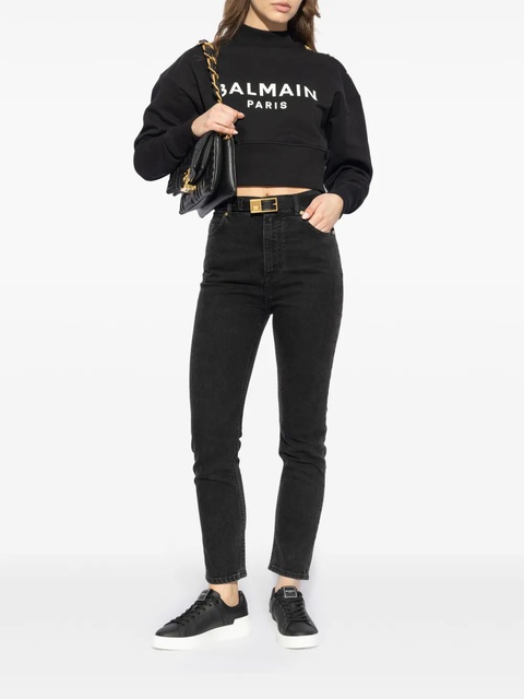 Balmain high-rise slim fit jeans - Black - zdjęcie produktu nr 2
