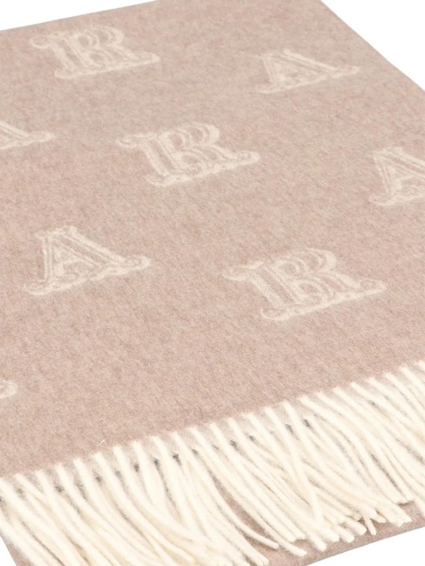 Max Mara jacquard frayed scarf - Neutrals - zdjęcie produktu nr 2