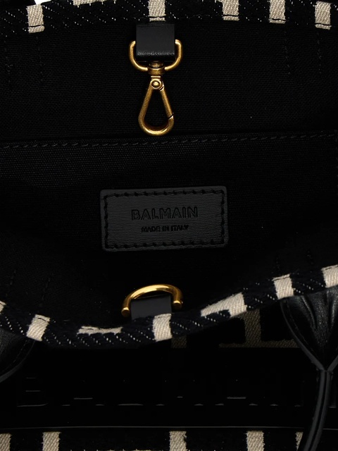 Balmain monogram logo tote bag - Black - zdjęcie produktu nr 2