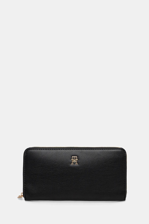 Tommy Hilfiger portfel damski kolor czarny AW0AW17744 - zdjęcie produktu nr 1