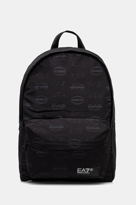 EA7 Emporio Armani plecak kolor czarny duży wzorzysty AF10465.7X000001 - zdjęcie produktu nr 1