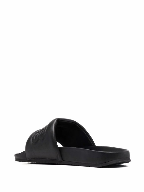 AMBUSH logo-quilted slides - Black - zdjęcie produktu nr 2